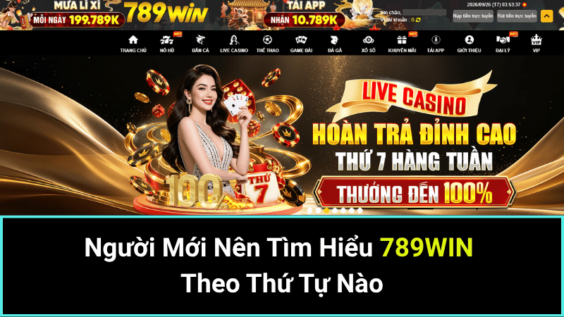 Người Mới Nên Tìm Hiểu 789WIN Theo Thứ Tự Nào?